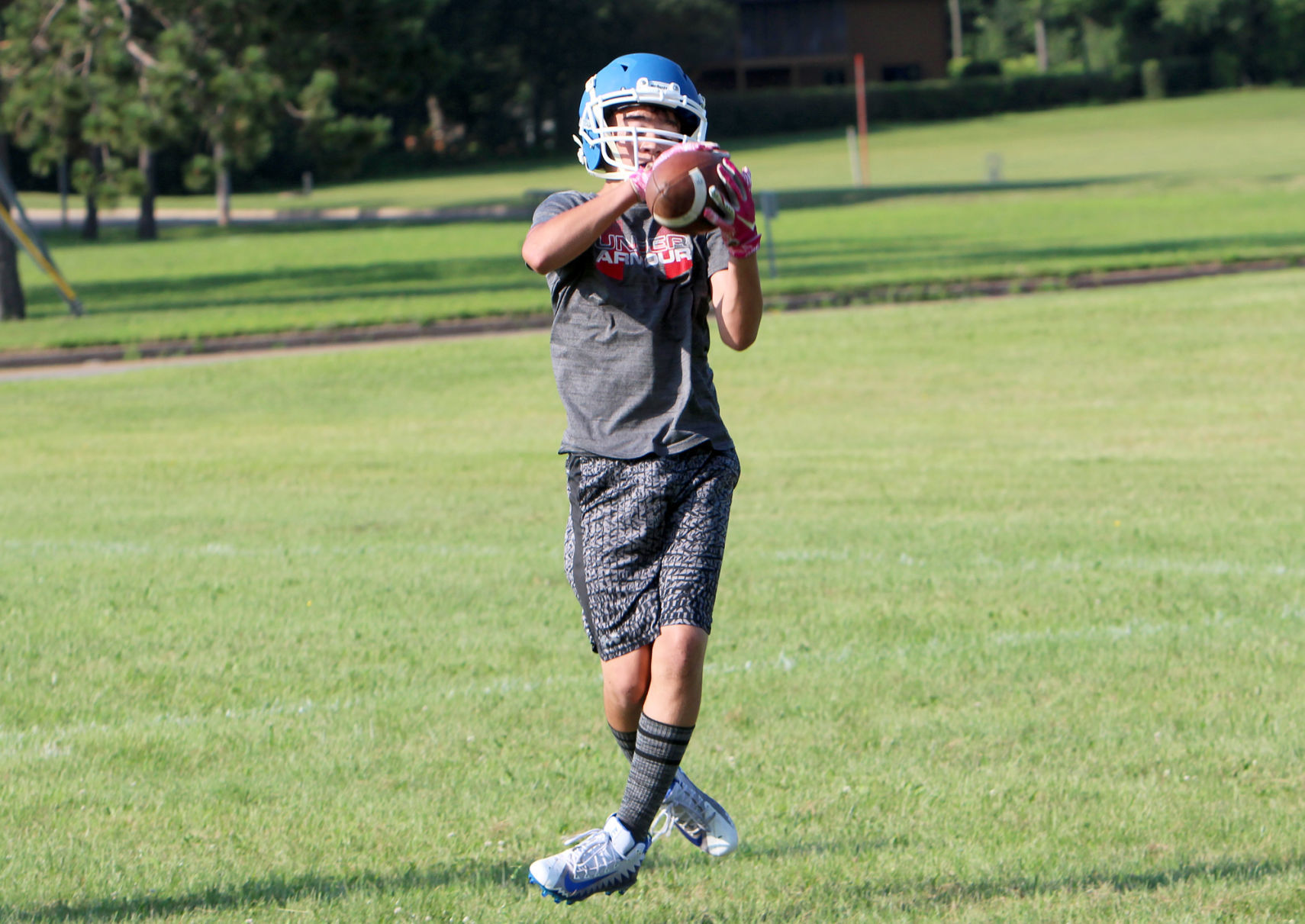 McDonell football practice 8-7-19